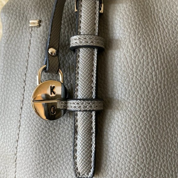 Kenneth Cole Reaction Gray Shoulder Bag - Picture 12 of 16